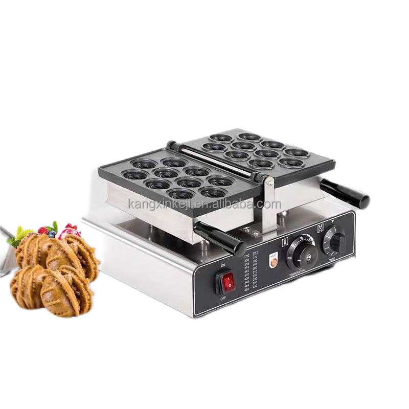 Commercial And Shaped Cake Manju Waffle Snack Food Machine Walnut Cookie Wafer Maker