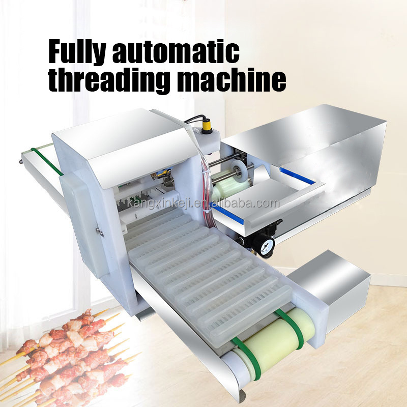 Automatic lamb kebab electric souvlaki grill satay doner skewer making machine