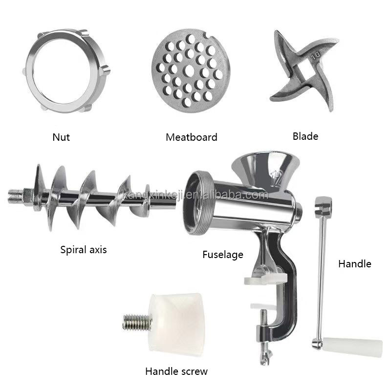 For Kitchen Hand Great making dumplings Manual Meat Grinder and Sausage Stuffer