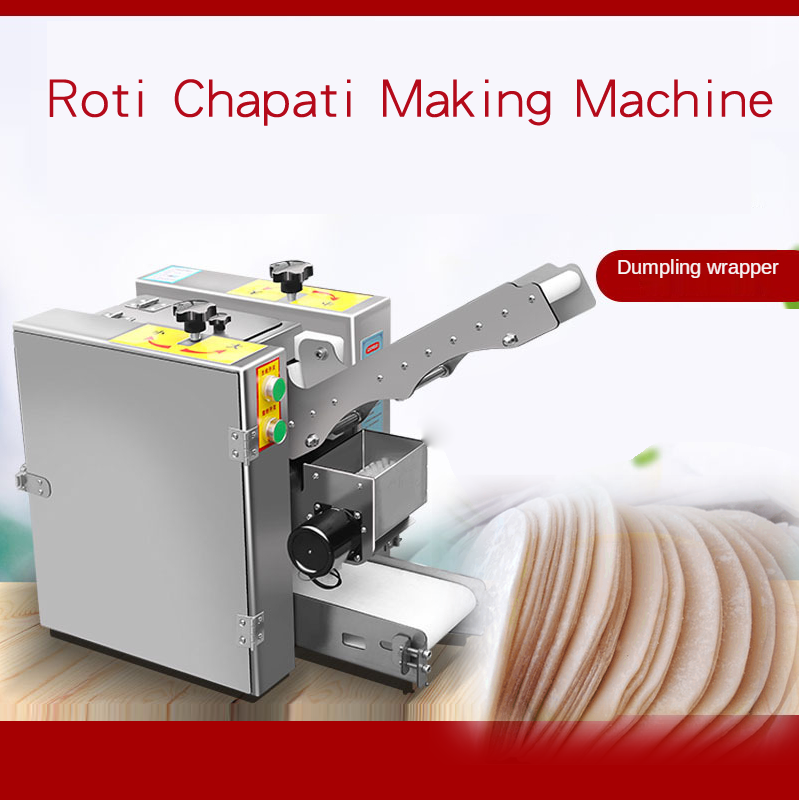 Fully Automatic roti chapati maker making papad dumpling wrapper machine price