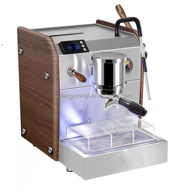 Shop Cafe Use Professional One Group Espresso Coffee Machines With Ss Water Tap Steam Frother