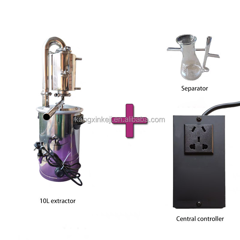 For Home Essential Oil Distillation Extraction Machine 50l Eucalyptus Citronella Grass Rose Lemon Lavender Hydrosol