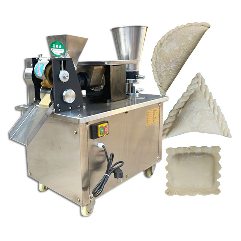 Commercial Curry Pastel Samosa Making Machines Line Samosa Folding Machine Fully Automatic Pork Buns Machine