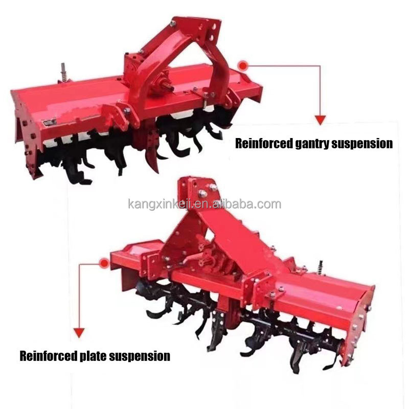 Tractor Rotary Tillers Motobineuse Cultivator Stone Picker Burier with Ridger Tiller for low price