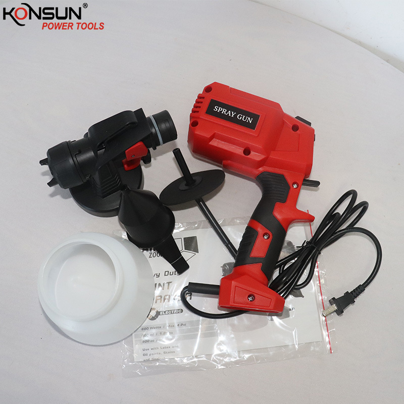 KONSUN 400w 800ml Power Spray Gun Electric Sprayer Paint Machine