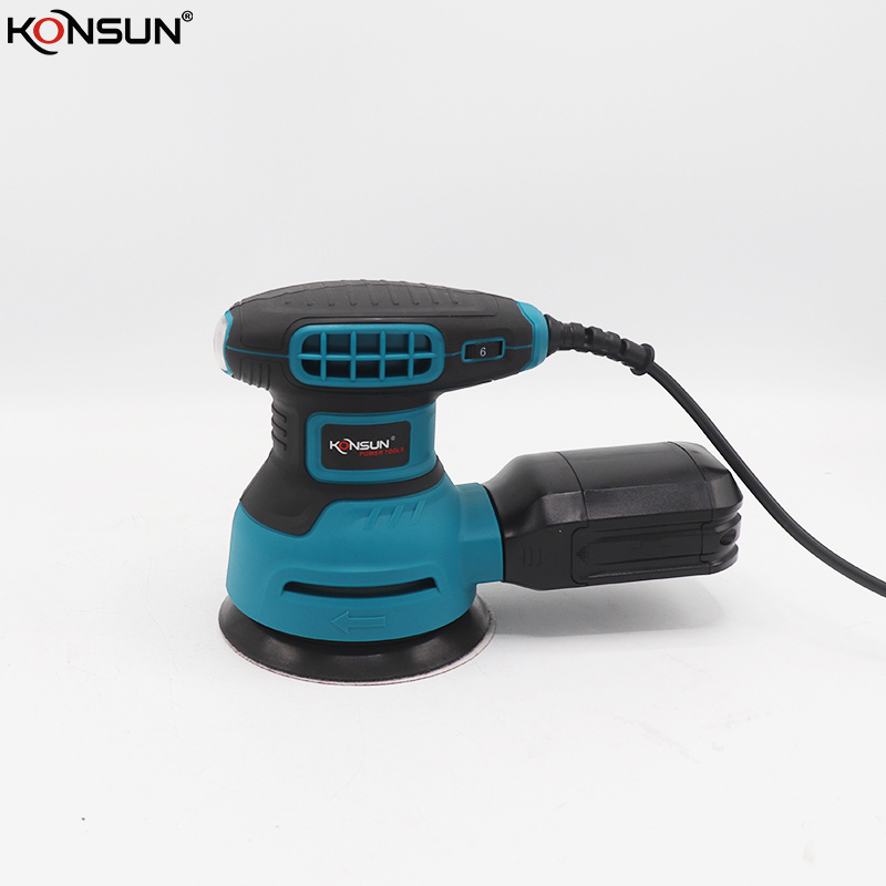 KONSUN 300w 125mm portable electric Speed Random orbital sander electric sander