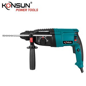 KONSUN 26mm 800w hammer drill  popular sell Multifunction Electric corded drill rotary hammer