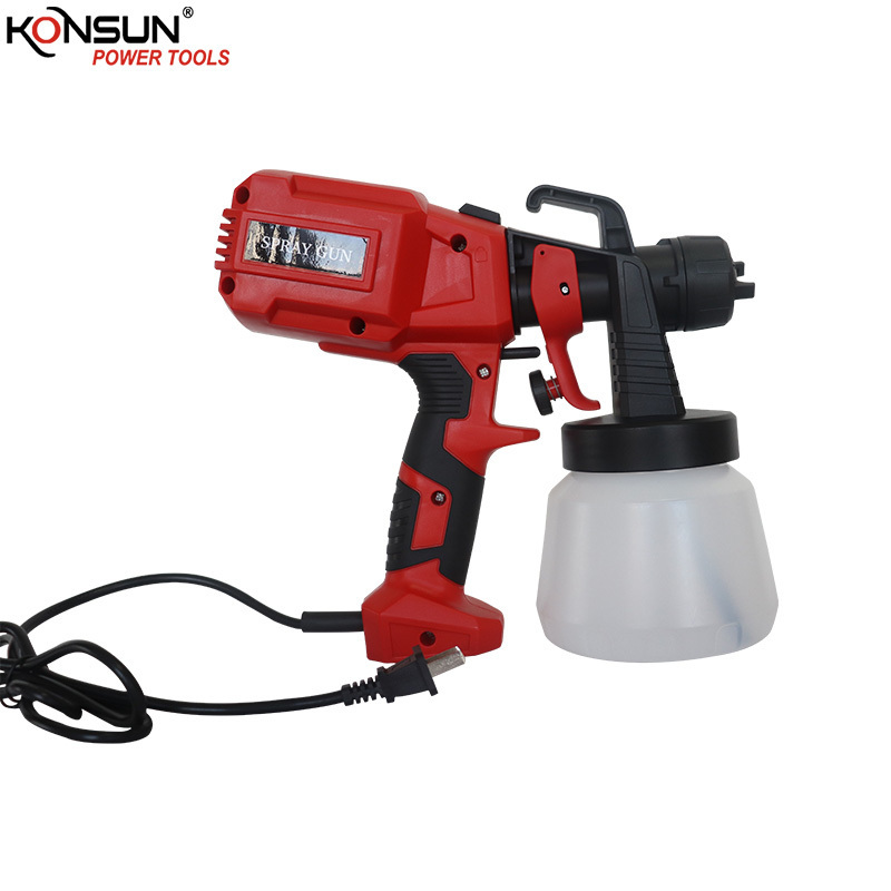 KONSUN 400w 800ml Power Spray Gun Electric Sprayer Paint Machine