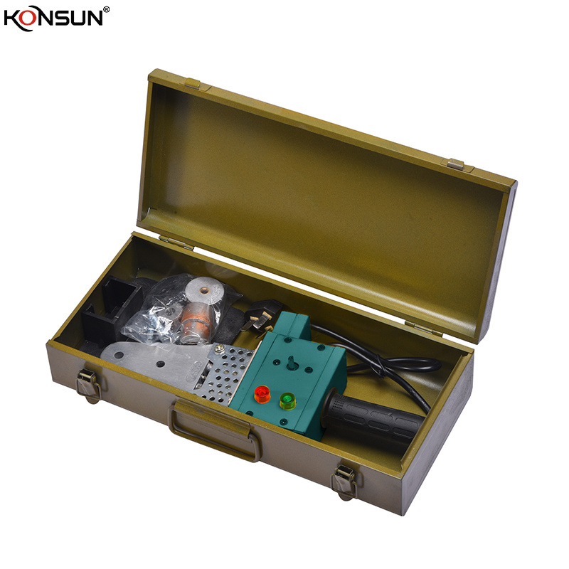 KONSUN 20-32mm 220v Portable Plastic Hot Melt Socket Fusion Pe Pvc Ppr Pipe Tube Welders Welding Machine Prices