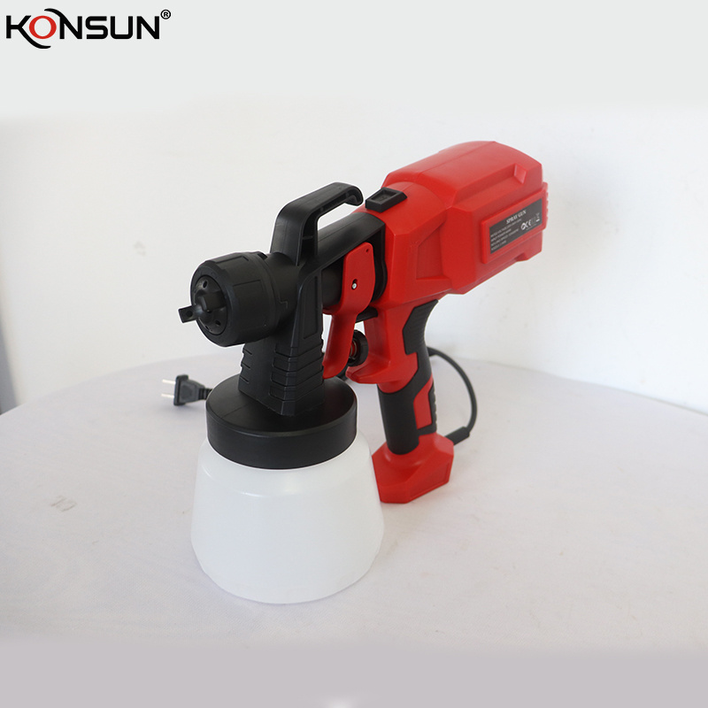 KONSUN 400w 800ml Power Spray Gun Electric Sprayer Paint Machine