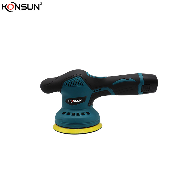 KONSUN 12V Cordless 9mm orbit dual action car polisher / waxer Cars Polish Machines Adjustment Speed