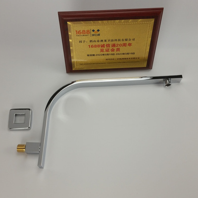 brass gooseneck shower extension arm