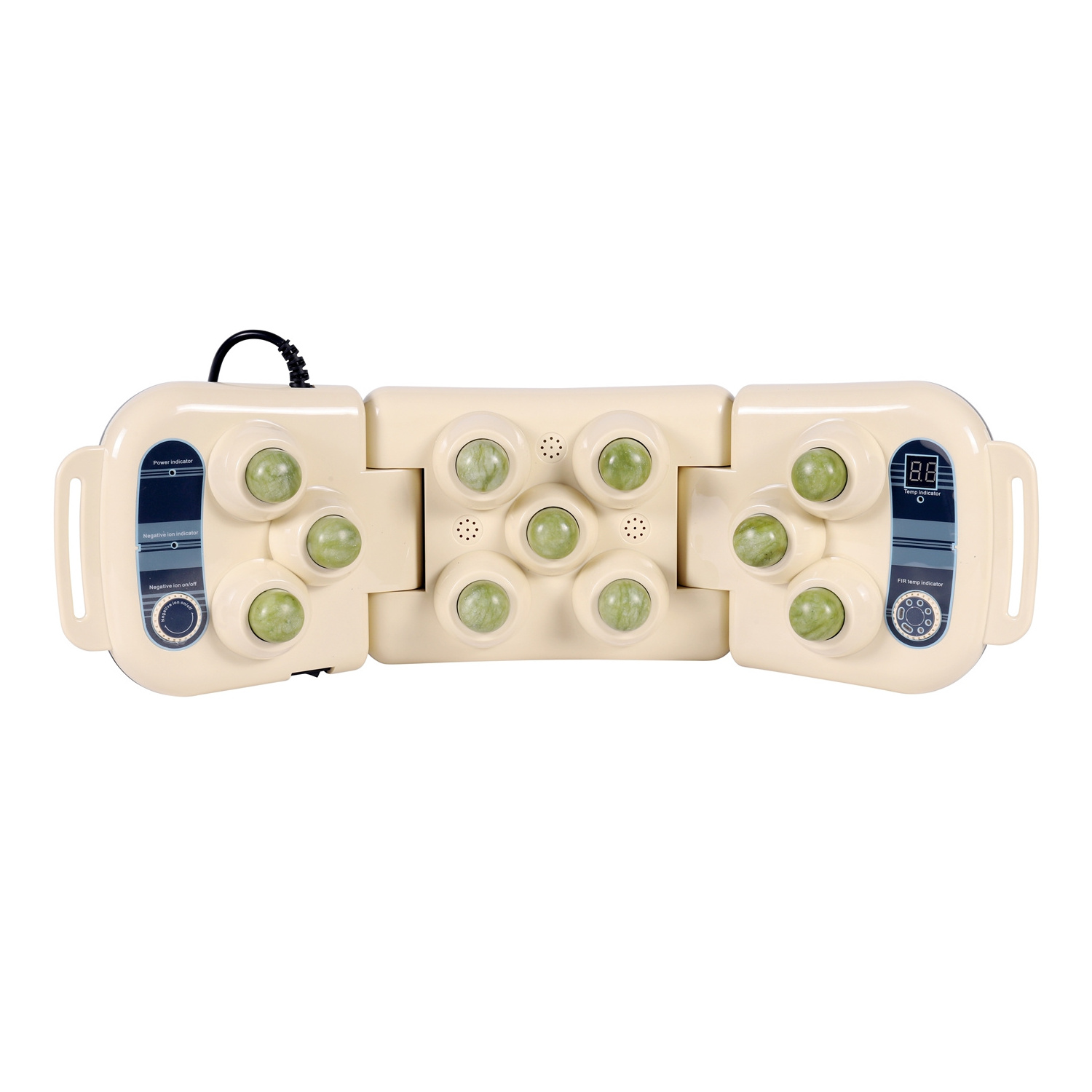 Portable far infrared FIR heating jade massage equipment abdominal warming back stretcher recliner parts