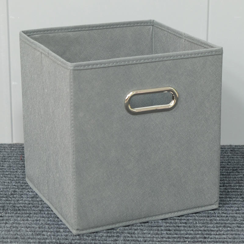 New Home Foldable Storage Bins Basket Fabric Storage Boxes Portable Office Organizer