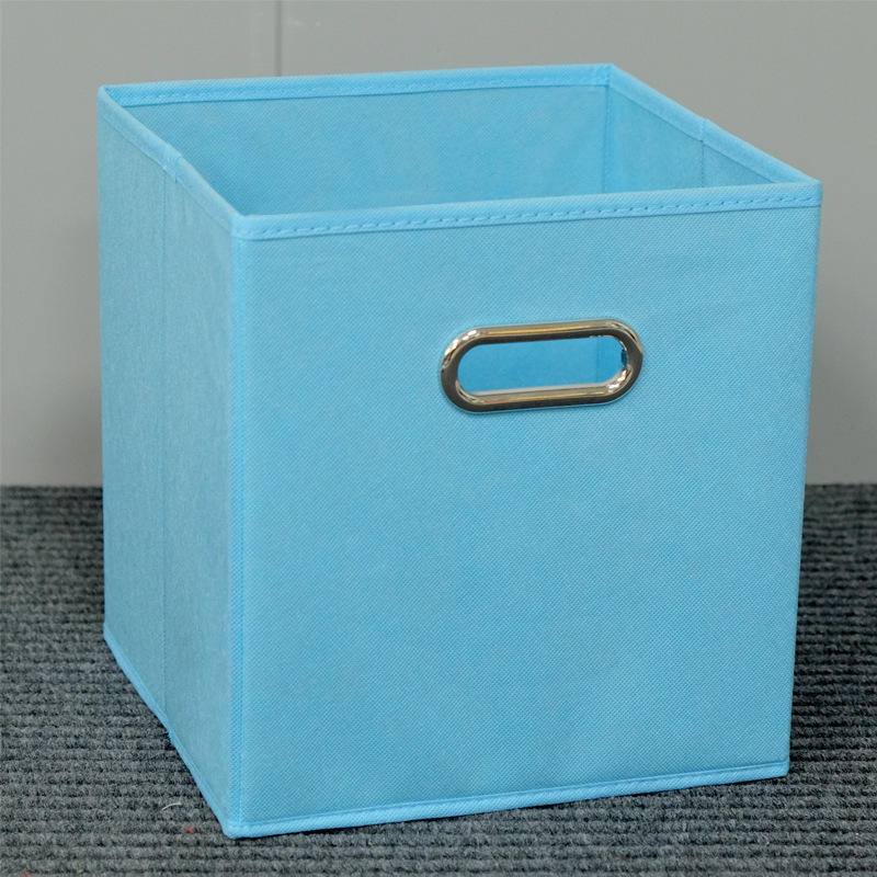 New Home Foldable Storage Bins Basket Fabric Storage Boxes Portable Office Organizer