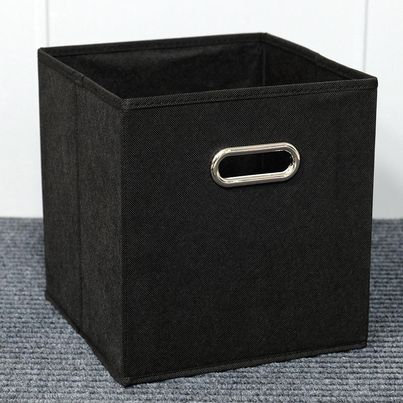 New Home Foldable Storage Bins Basket Fabric Storage Boxes Portable Office Organizer