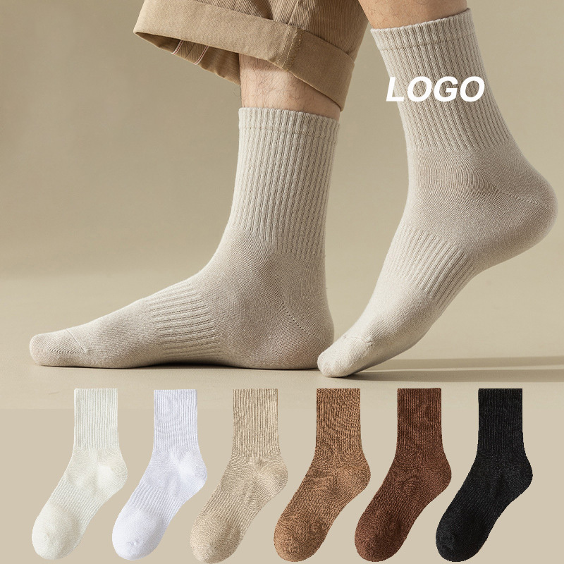 Wholesale Manufacturer OEM Designer Cotton Socks Unisex Men Logo Custom Sports Socks