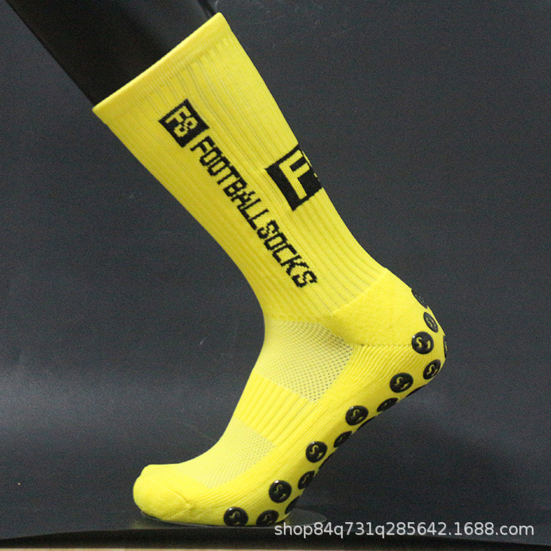 custom made Terry  Bottom Compression socks Athletic Anti-slip Grip Football Socks short sports soccer socks