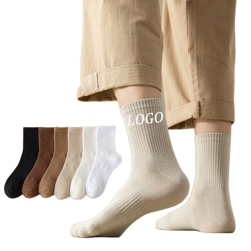 Wholesale Manufacturer OEM Designer Cotton Socks Unisex Men Logo Custom Sports Socks