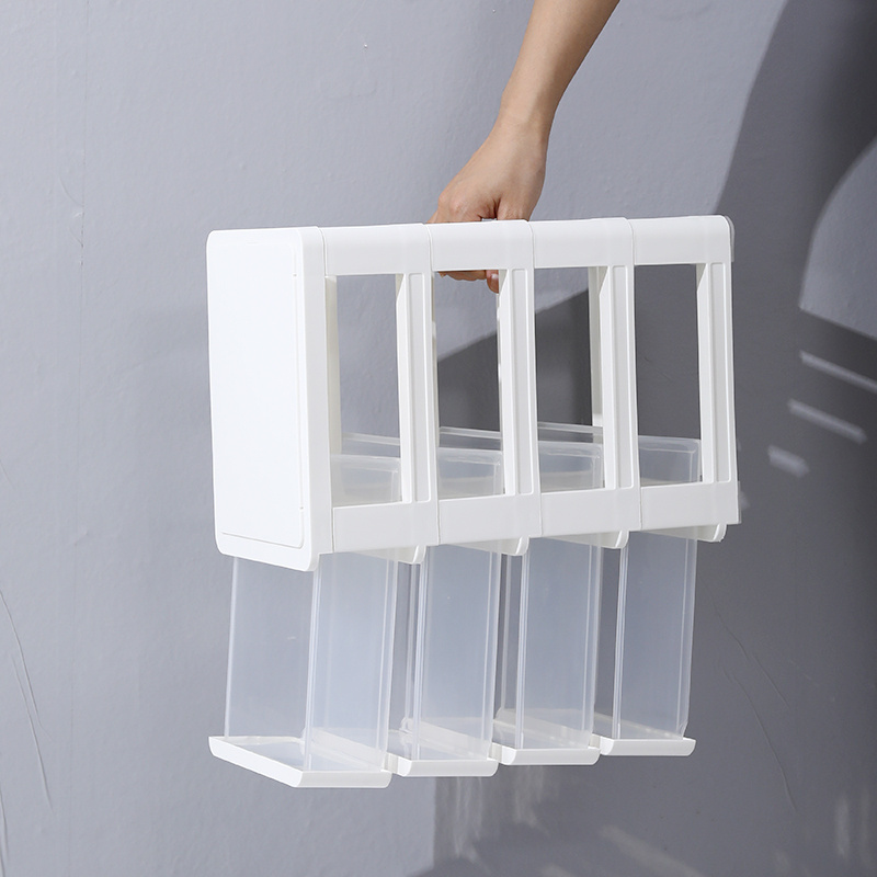 Three-layer plastic storage cabinet Storage Drawer Foldable Plastic Cabinet Baby Cupboard for Clothes