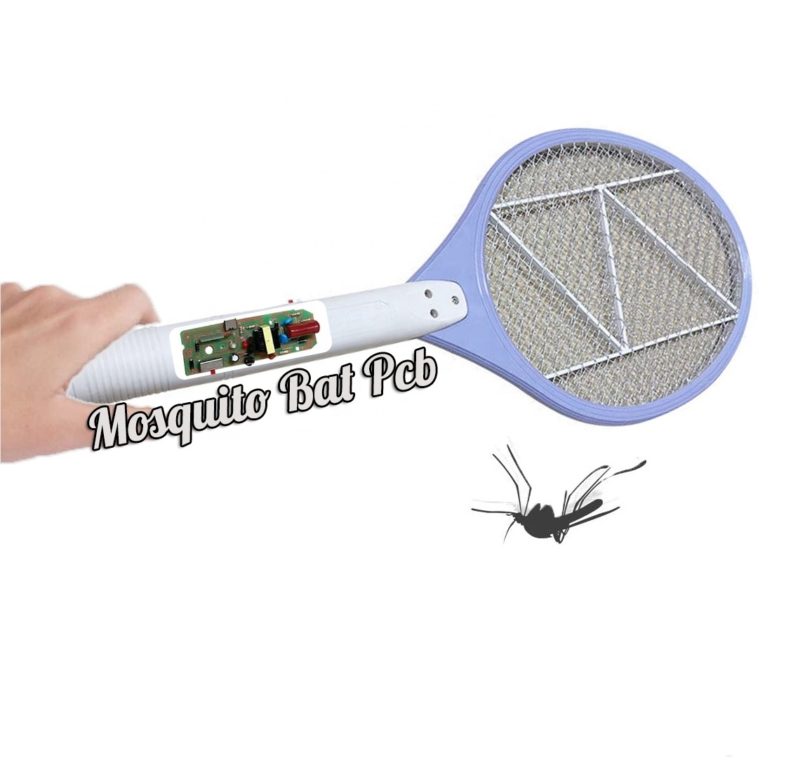 Bug Zapper Rechargeable Pcb Mosquito Killer Racket Electric For Pest Insect Control Mosquito Racket Pcb