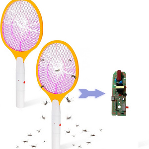 Wholesale Electric Mosquito Pcb Assembly Spare Part Mosquito Racket Rechargeable Bat Electric Mosquito Swatter Racket