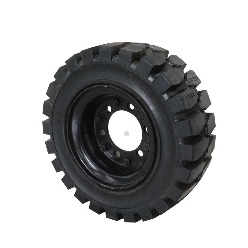 Forklift Tire Solid Tyre 4.00-8 5.00-8 Rubber solid wheels