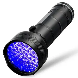 Professional 51 Bulbs Black Light Torch Aluminum LED UV torch flashlight 395nm Light led Flashlights For Dog Urine Bed Bug