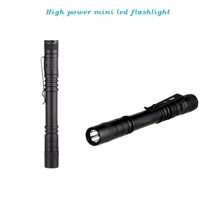 High Power new Aluminium Alloy Pen Light Mini Flat Penlight Led XPE Tactical  led Mini Flashlight