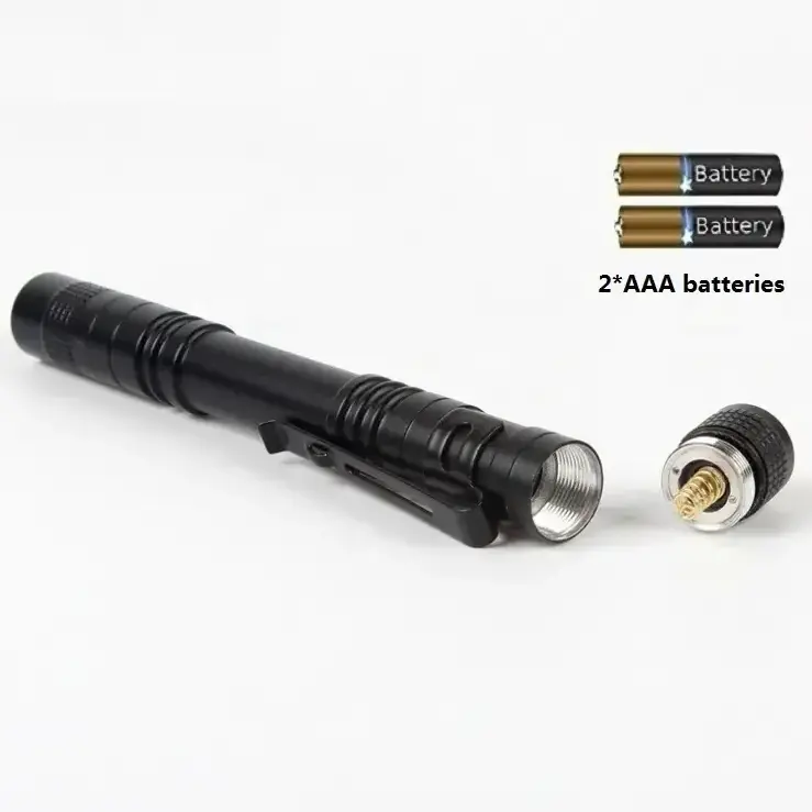 High Power new Aluminium Alloy Pen Light Mini Flat Penlight Led XPE Tactical  led Mini Flashlight