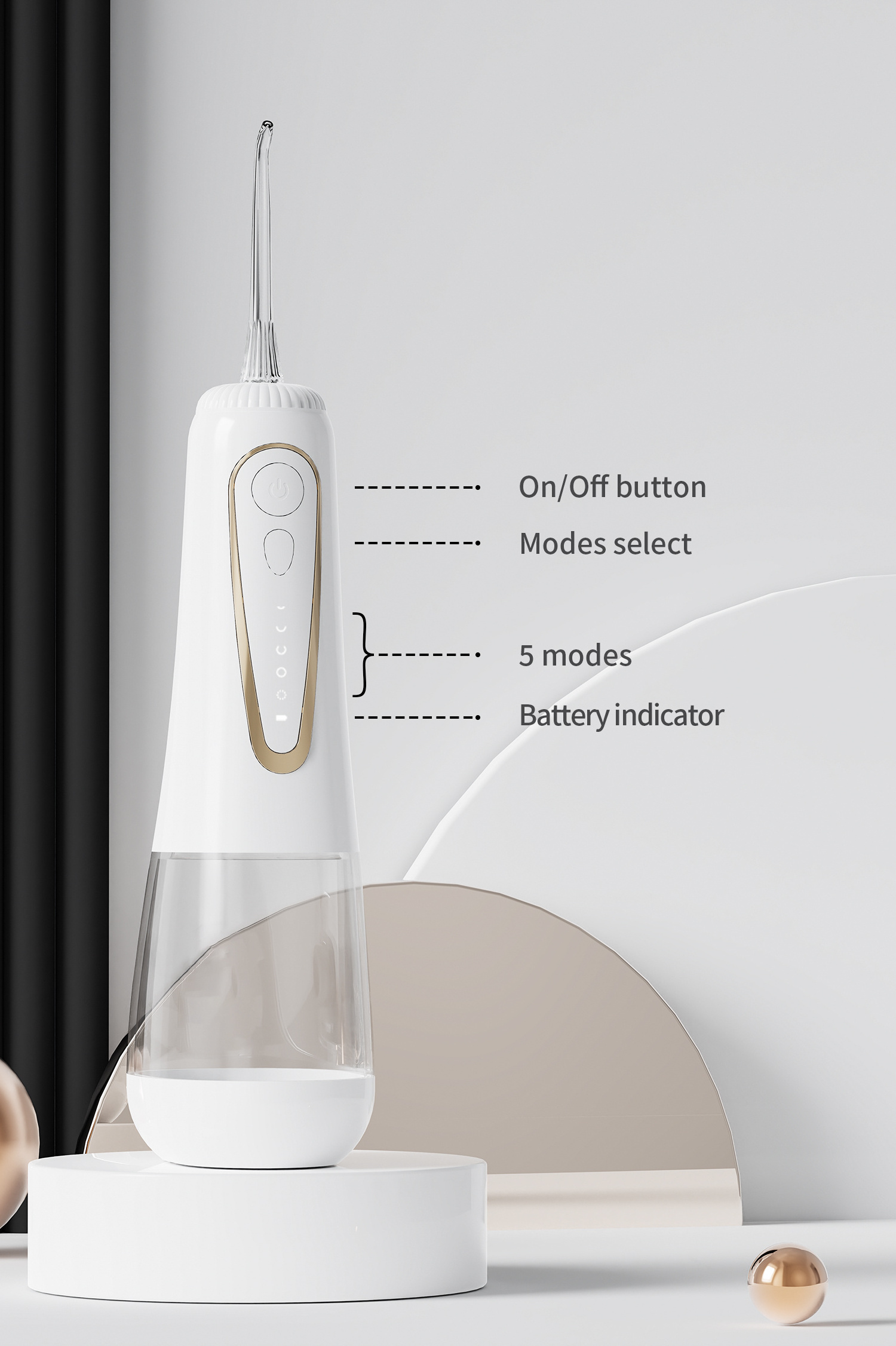 dental cordless water flosser oral irrigator custom water flosser