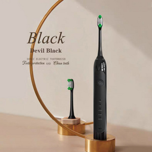 Kangyu Waterproof Electric Toothbrush for Kids Black Electric Toothbrush