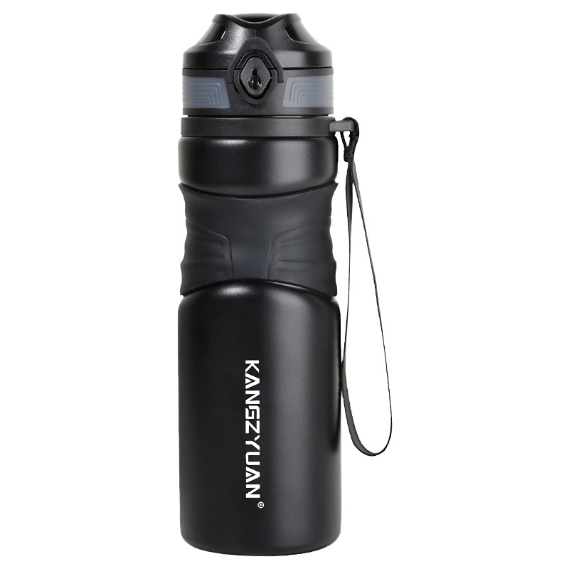 Double Wall Stainless Steel Thermos Flask Vacuum Thermal Sport Hot Drinking Water Bottle With Safety Lock