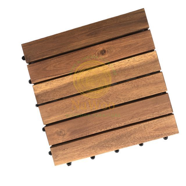 Special Offer Wooden Interlocking Deck Tiles DIY Decking Board T6A2 Easy Install Low Cost 300*300*24mm Nawoo Furniture