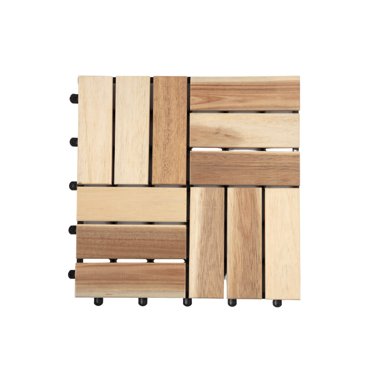 Wooden Deck Tiles Good Price  Modern Style 300X300X24Mm Decking Tiles Vietnam Manufacturer