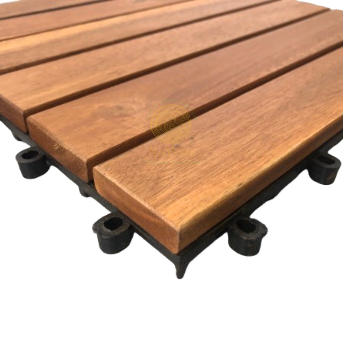 Special Offer Wooden Interlocking Deck Tiles DIY Decking Board T6A2 Easy Install Low Cost 300*300*24mm Nawoo Furniture