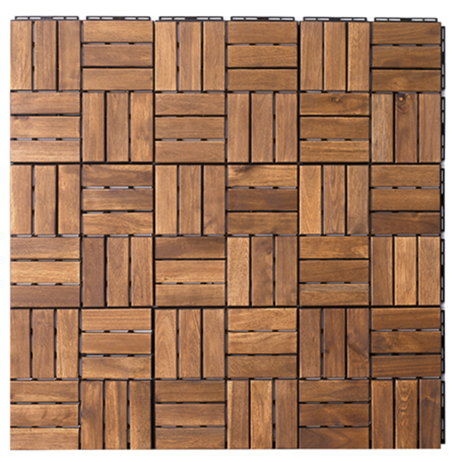 ACACIA WOODEN DECK TILE 300X300X19MM Cheap Price Low MOQ For Export High Quality Premium Wood Outdoor POOL FLOOR GARDEN FLOOR