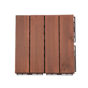 4-SLAT ACACIA WOODEN DECK TILE 300X300X19MM Outdoor Tiles OEM ODM Waterproof Hot Price For Export Low MOQ Best Quality