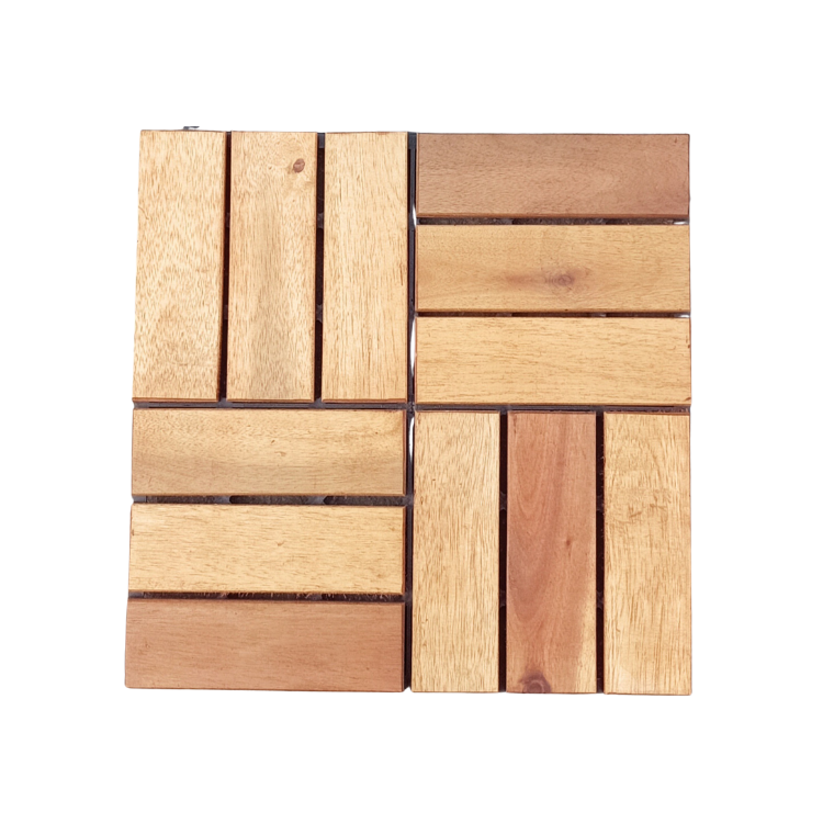 Wooden Deck Tiles Good Price  Eco-Friendly 300X300X24Mm Decking Tiles Vietnam Manufacturer