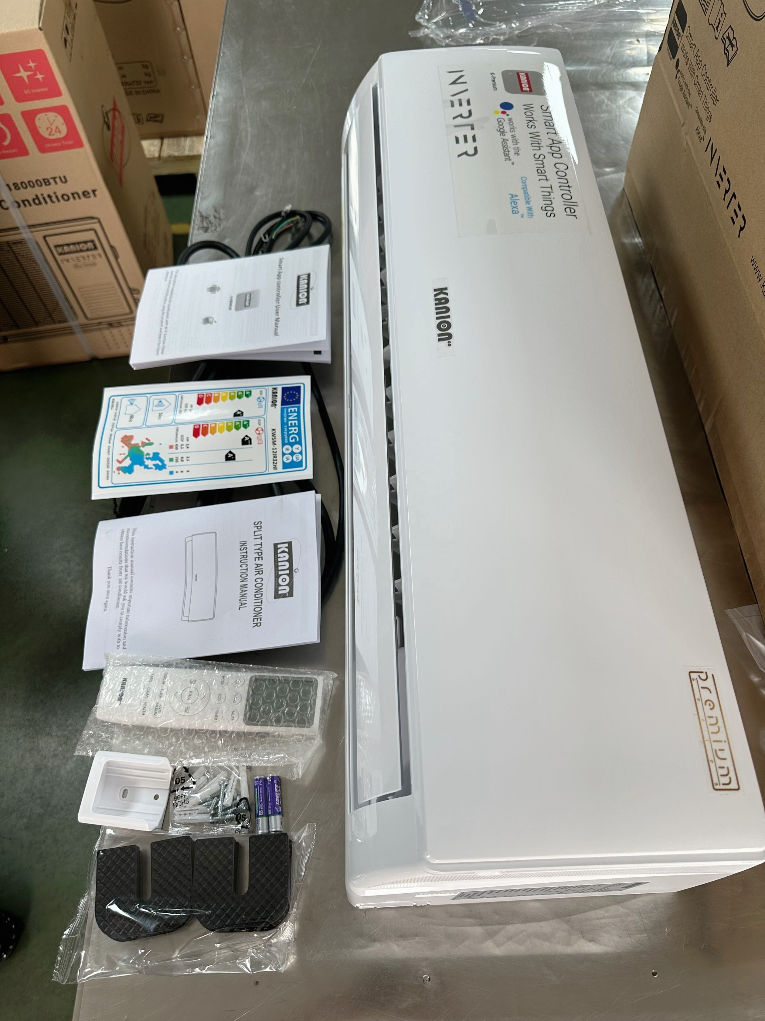 50HZ/220V R32 Heat Pump EU Standard Dc-inverter Mini Split AC Smart Air Conditioners Electric 20 Free Spare Parts 5 Years 6.1