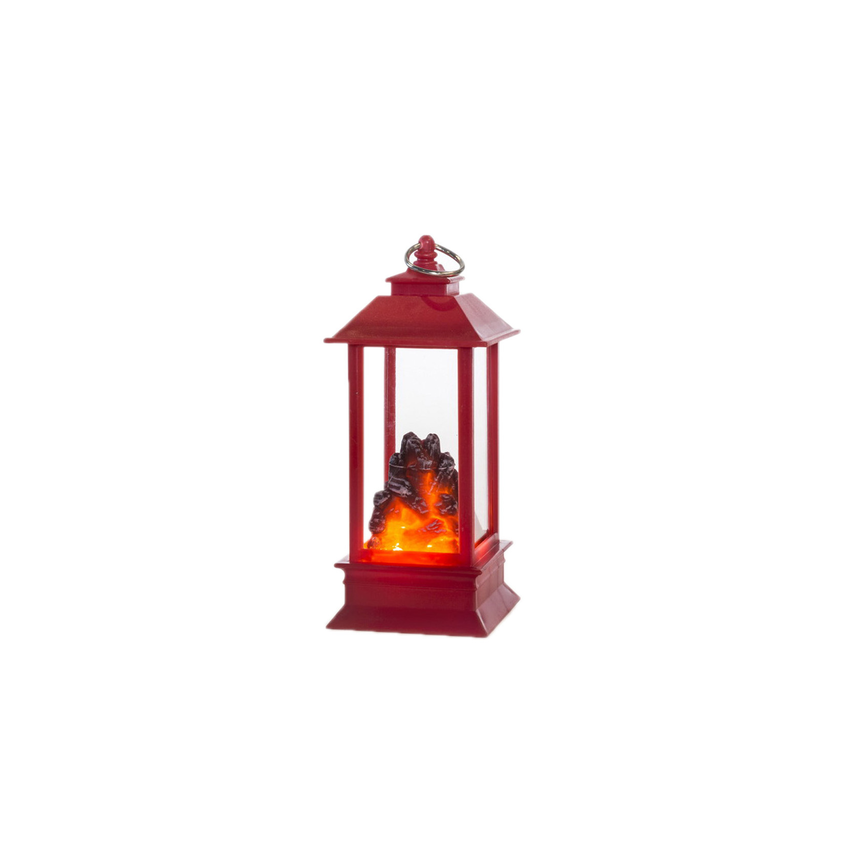 Kanlong 12.5cm(4.92inch)plastic hanging flame led fireplace lantern led light christmas holiday lantern