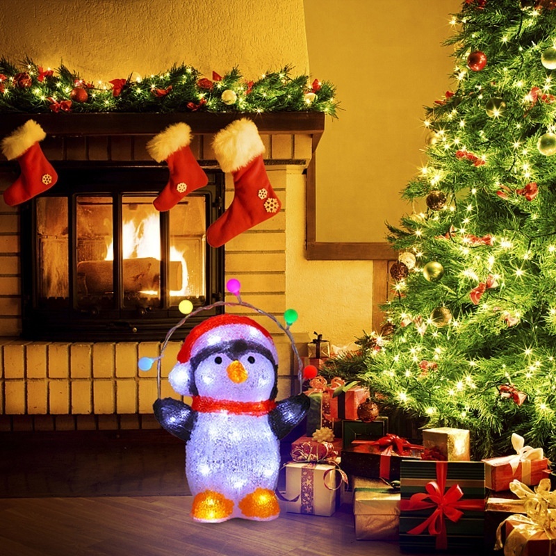 Kanlong  christmas lights solar powered  Penguin lights usb  christmas lights