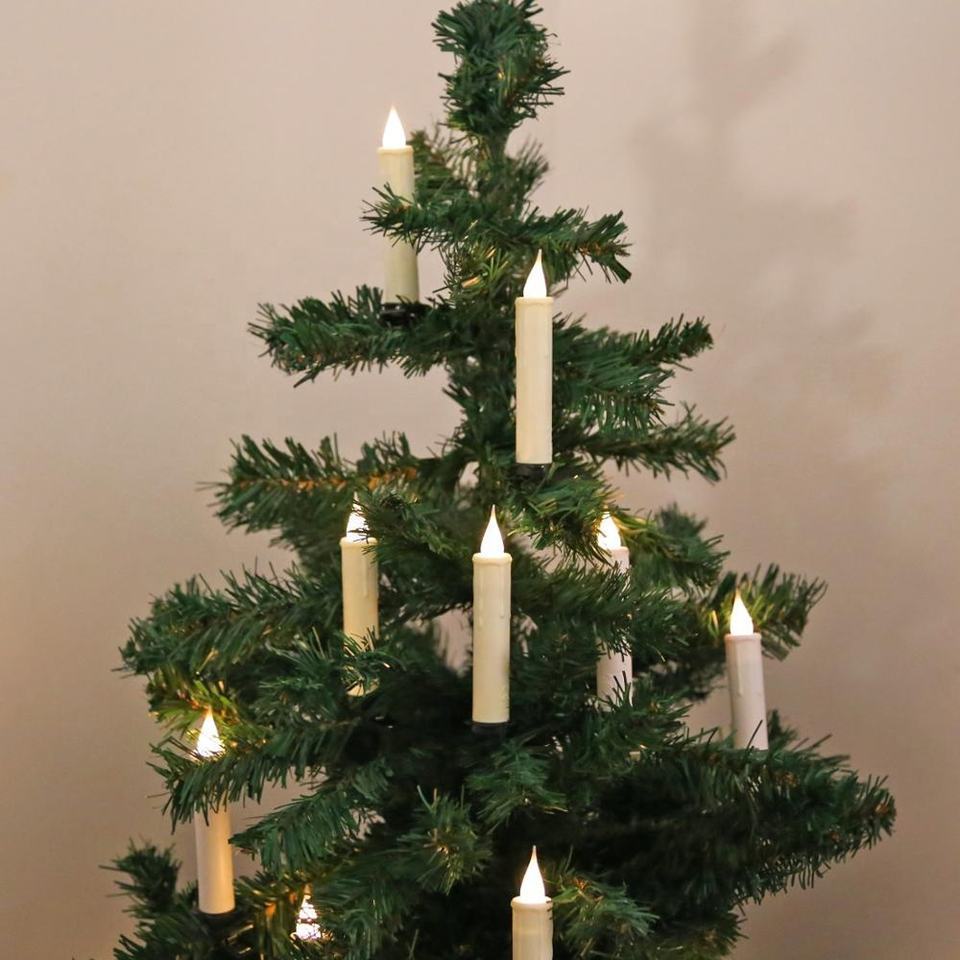 Newish Flickering Battery Operated Christmas Birthday Christmas Tree Electronic Candle with Warm White Light