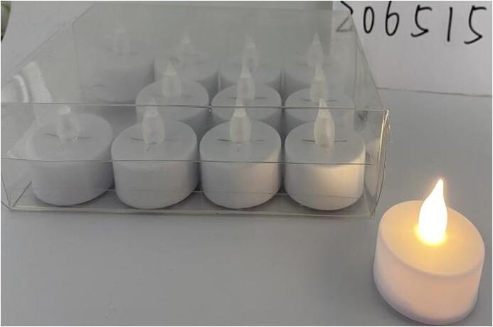 Kanlong Hot Selling Bulk Button Battery Operated Electric Plastic Flameless Xmas Christmas Tealight Candles Mini Led Tea Light