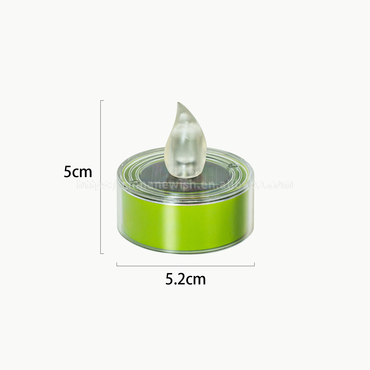 Newish New Arrival Colorful S/4 PCS Plastic Flameless Tea Light with Solar Panel Outdoor Garden Yard Decoration Lights