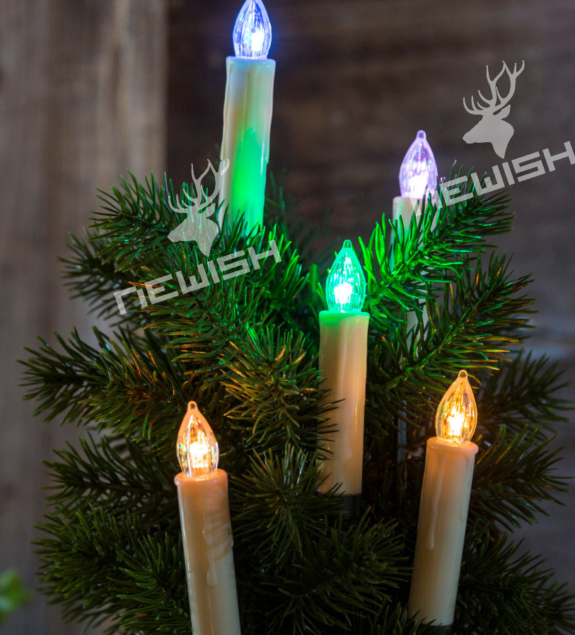 Newish Flickering Battery Operated Christmas Birthday Christmas Tree Electronic Candle with Warm White Light