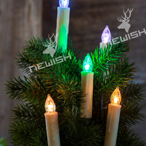 Newish Flickering Battery Operated Christmas Birthday Christmas Tree Electronic Candle with Warm White Light