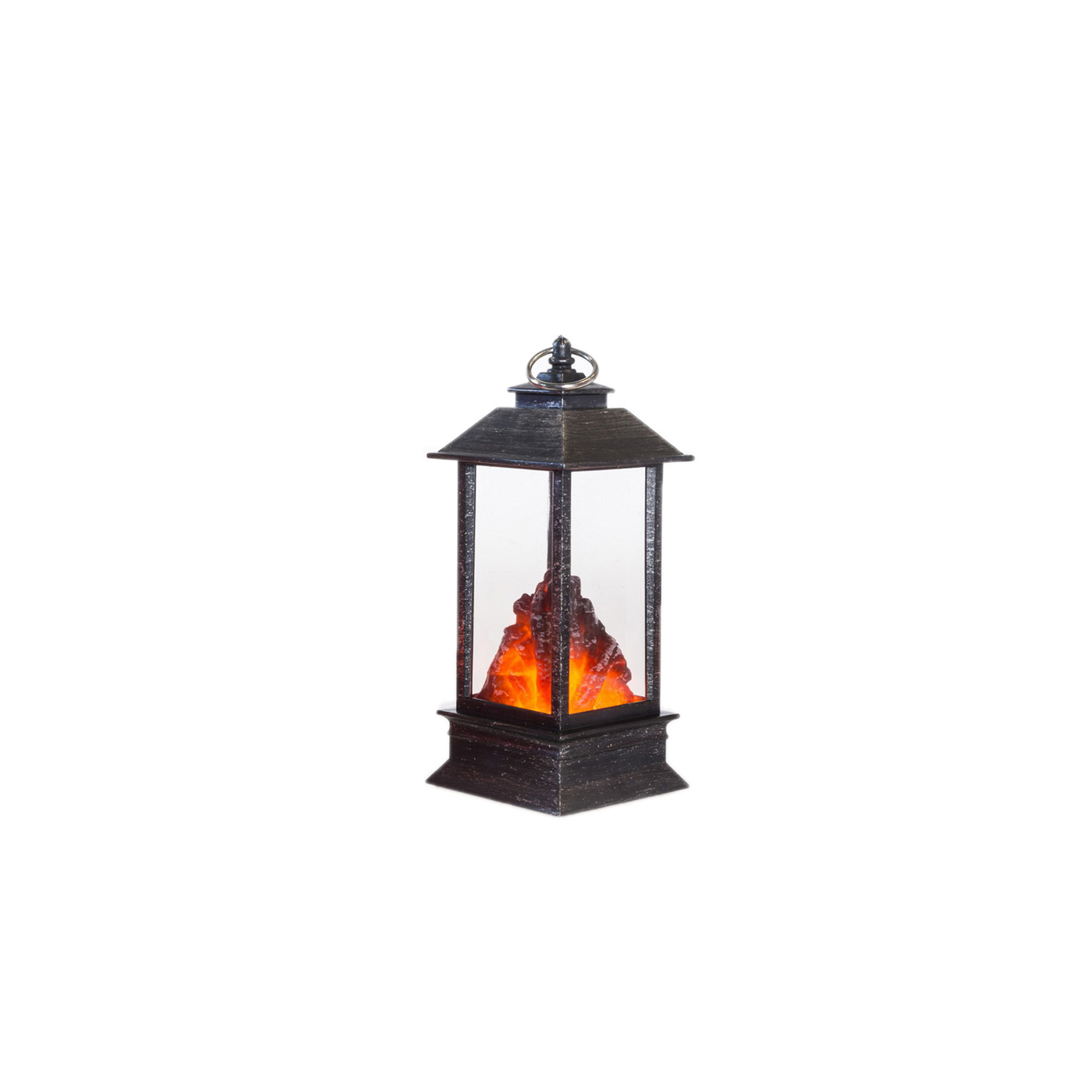 Kanlong 12.5cm(4.92inch)plastic hanging flame led fireplace lantern led light christmas holiday lantern