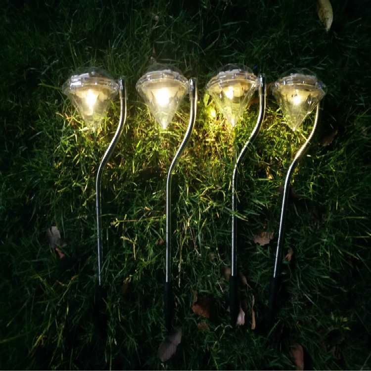 Kanlong Solar diamond light led lawn light outdoor rainproof garden lamp grass landscape street light