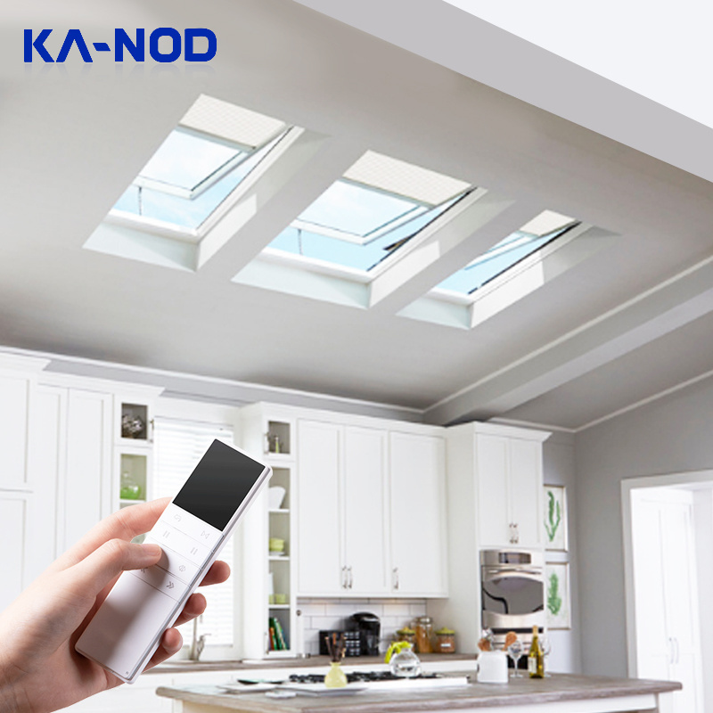 Direct sale energy saving minimalist design tempered glass aluminum skylight/roof window